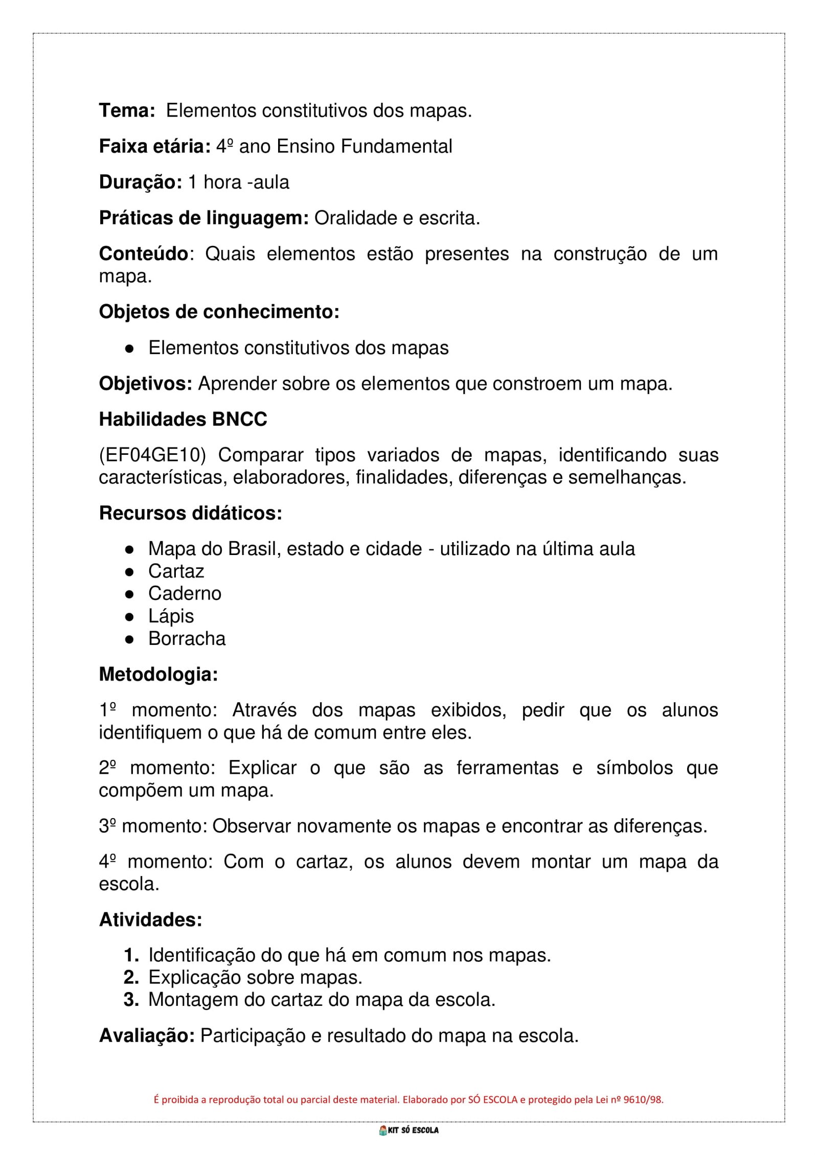 Plano De Aula Geografia 4 Ano Bncc - Image to u